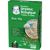 Organic Baby Cereal Rice