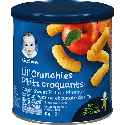 GERBER LIL’ CRUNCHIES Apple Sweet Potato, Toddler Snacks