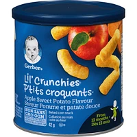 GERBER LIL’ CRUNCHIES Apple Sweet Potato, Toddler Snacks