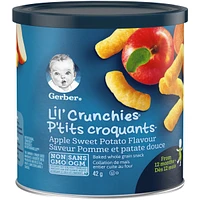 GERBER LIL’ CRUNCHIES Apple Sweet Potato, Toddler Snacks