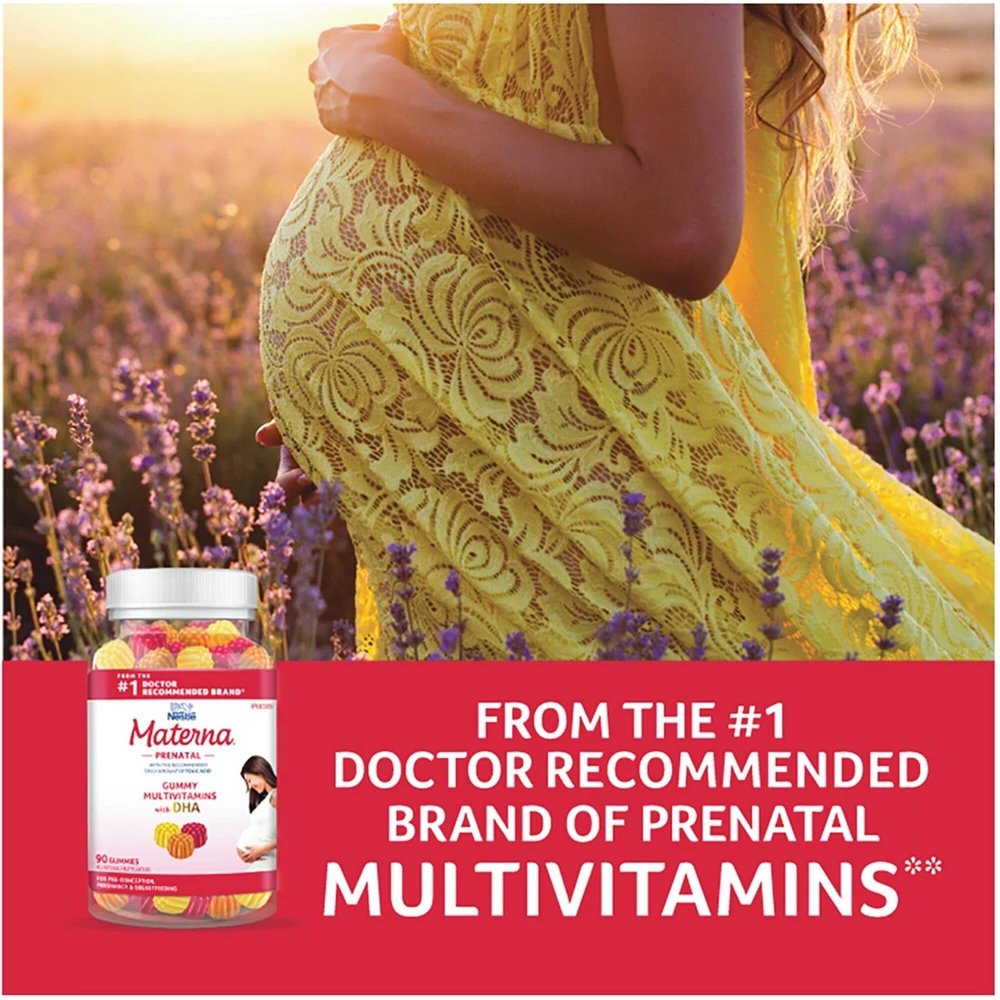 MATERNA Prenatal Multivitamin Gummies with DHA