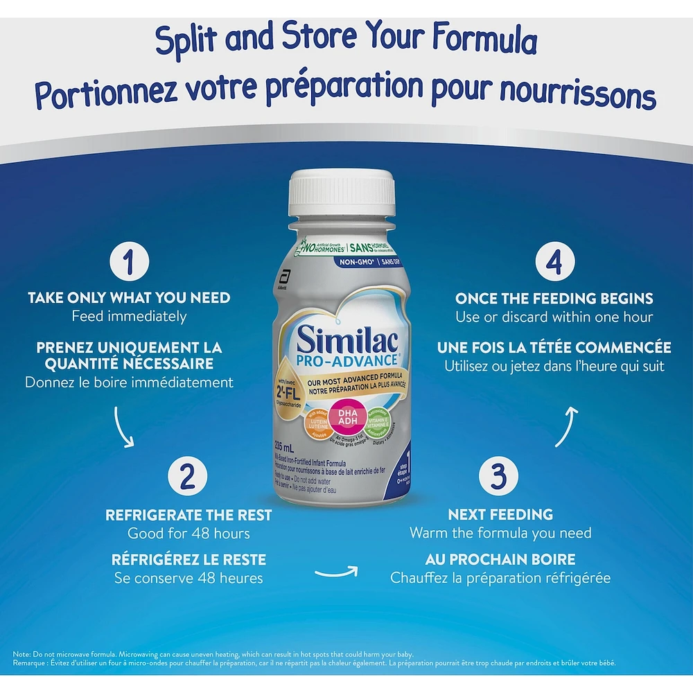 Similac Pro-Advance® Step 1, Ready-to-Feed, 16x235mL