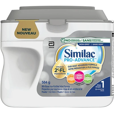 Pro-Advance Step 1 Baby Formula, 0+ Months, with 2'-FL. Immune Support Innovation: 2'-FL, Powder