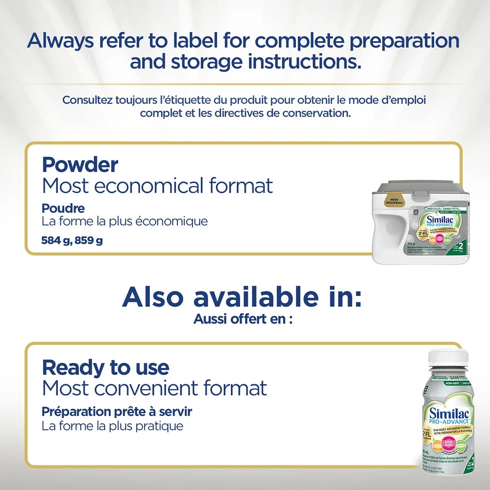 Pro-Advance® Step 2 Baby Formula, 6-24 months, with 2'-FL. Immune Support Innovation: 2'-FL, Powder