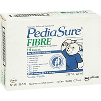 Pediasure Fibre, Formulated Liquid Diet, Vanilla, 12 Count, 2820 mL
