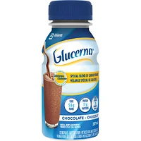 Glucerna® Nutritional Drink, Meal Replacement Shake, Complete, Balanced Nutrition for People with Diabetes, Chocolate, 6 x 237 mL