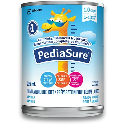 PediaSure®, Formulated Liquid Diet, Vanilla, 12 count, 2820 mL