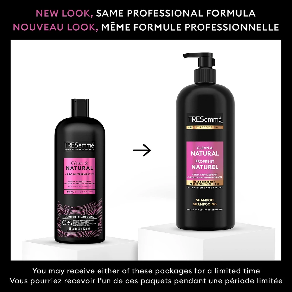 TRESemmé Shampoo Clean & Natural 828ml