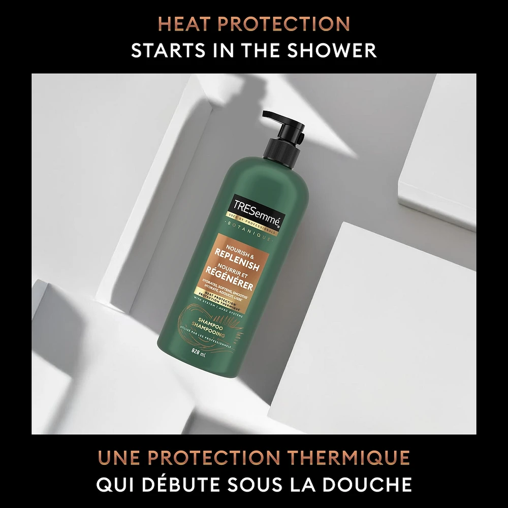 Botanique Nourish & Replenish Shampoo for dry hair + Coconut Extract formulated with Pro Style Technology™