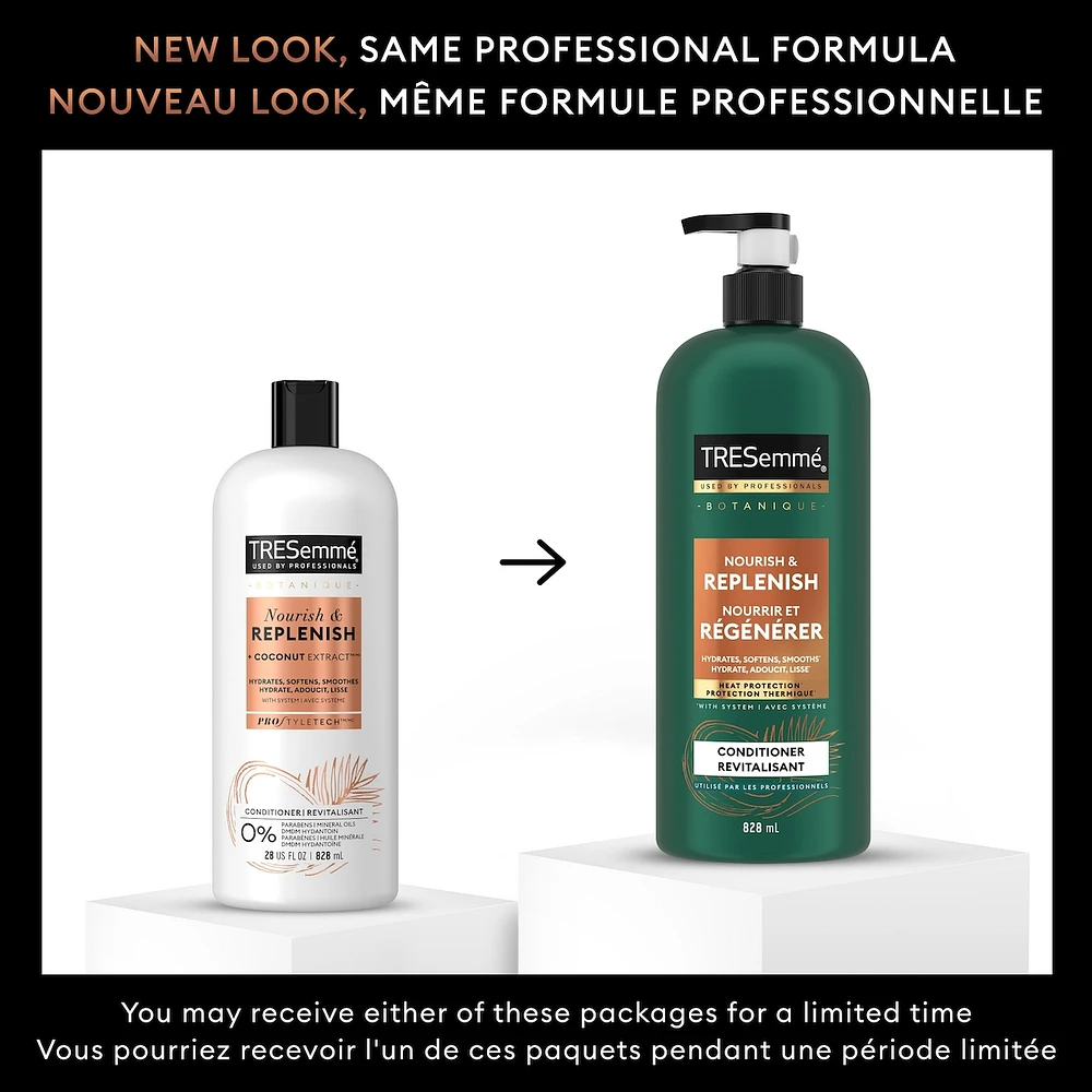Botanique Nourish & Replenish Conditioner for dry hair + Coconut Extract formulated with Pro Style Technology™