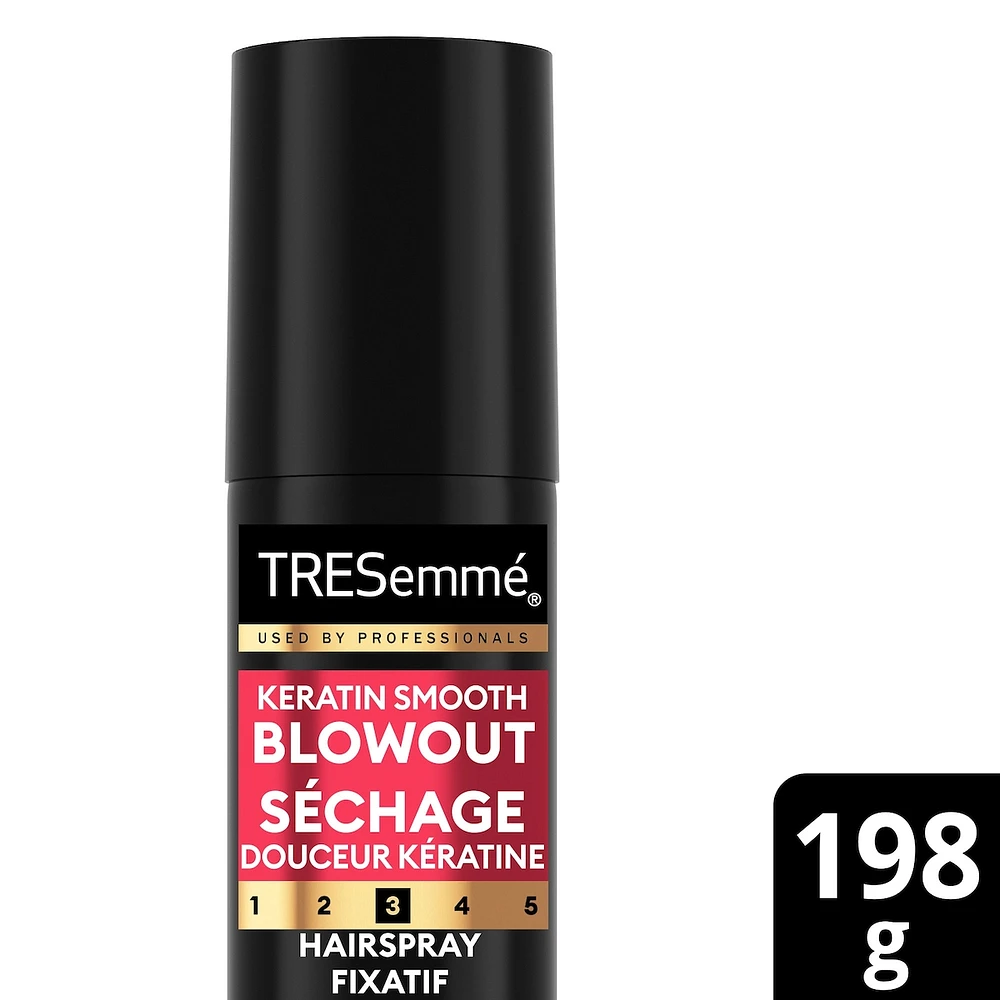 Keratin Smooth Weightless Finishing Hairspray flexible hold hair styling 48H humidity resistance
