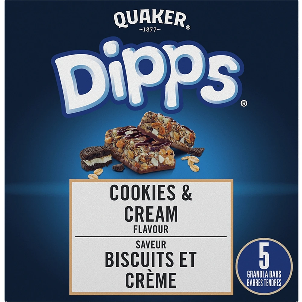 Granola Bars Cookies & Cream Flavour