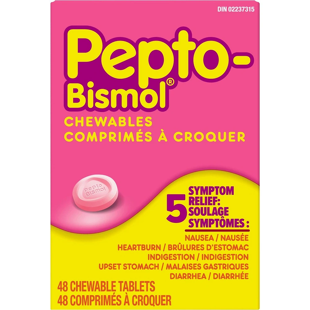 Chewables for Nausea, Heartburn, Indigestion, Upset Stomach