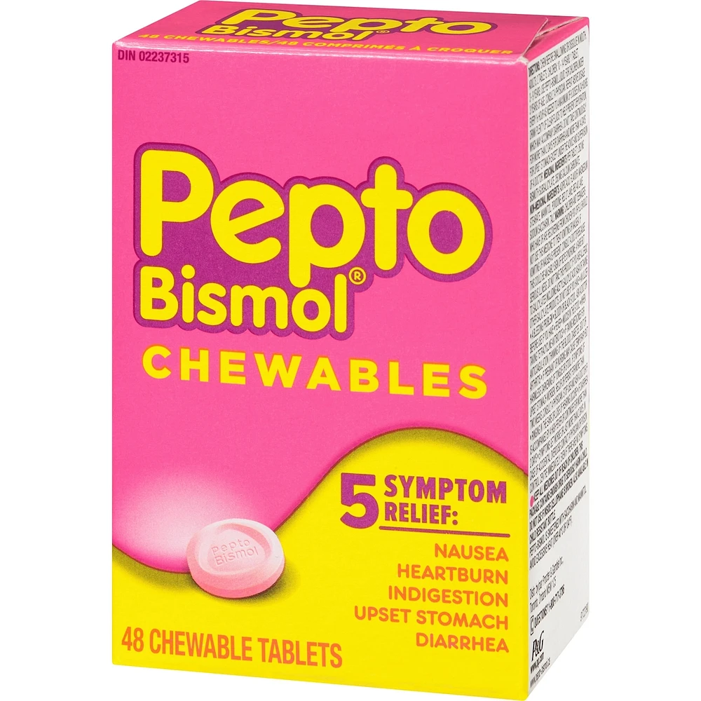 Chewables for Nausea, Heartburn, Indigestion, Upset Stomach