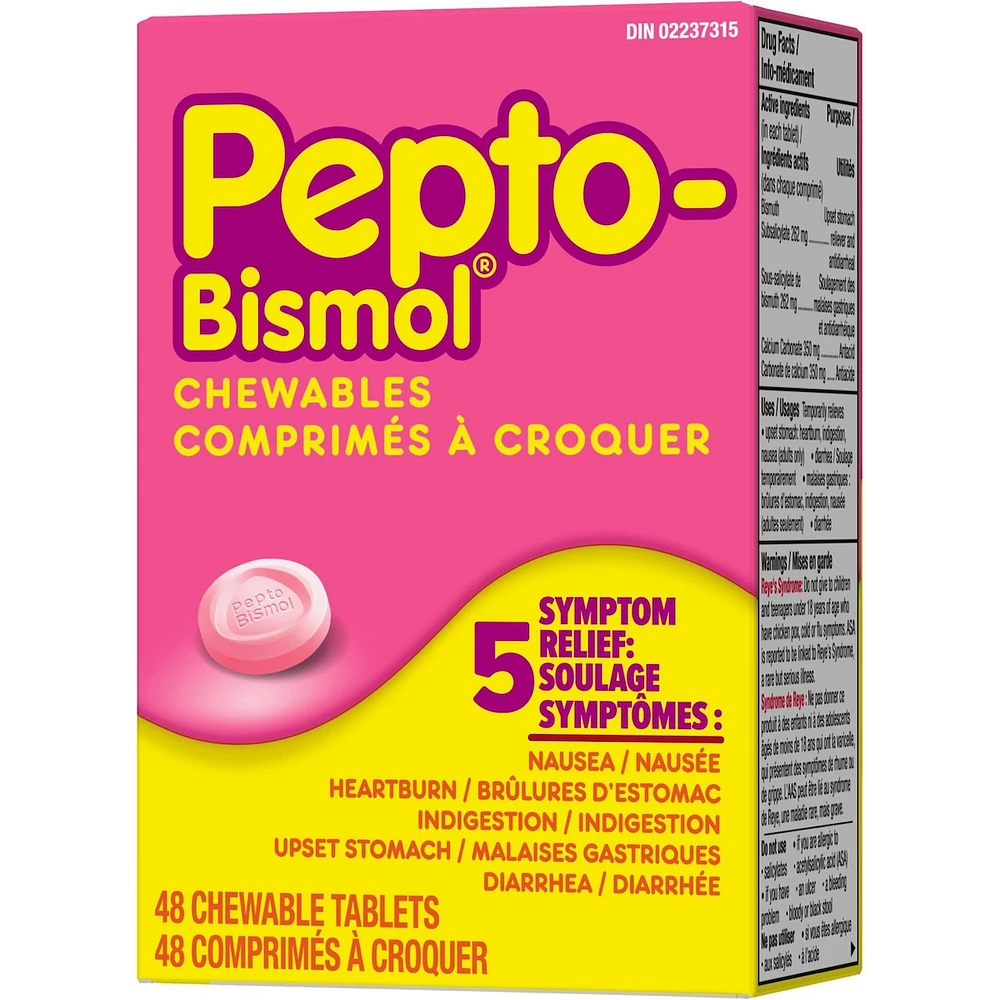 Chewables for Nausea, Heartburn, Indigestion, Upset Stomach