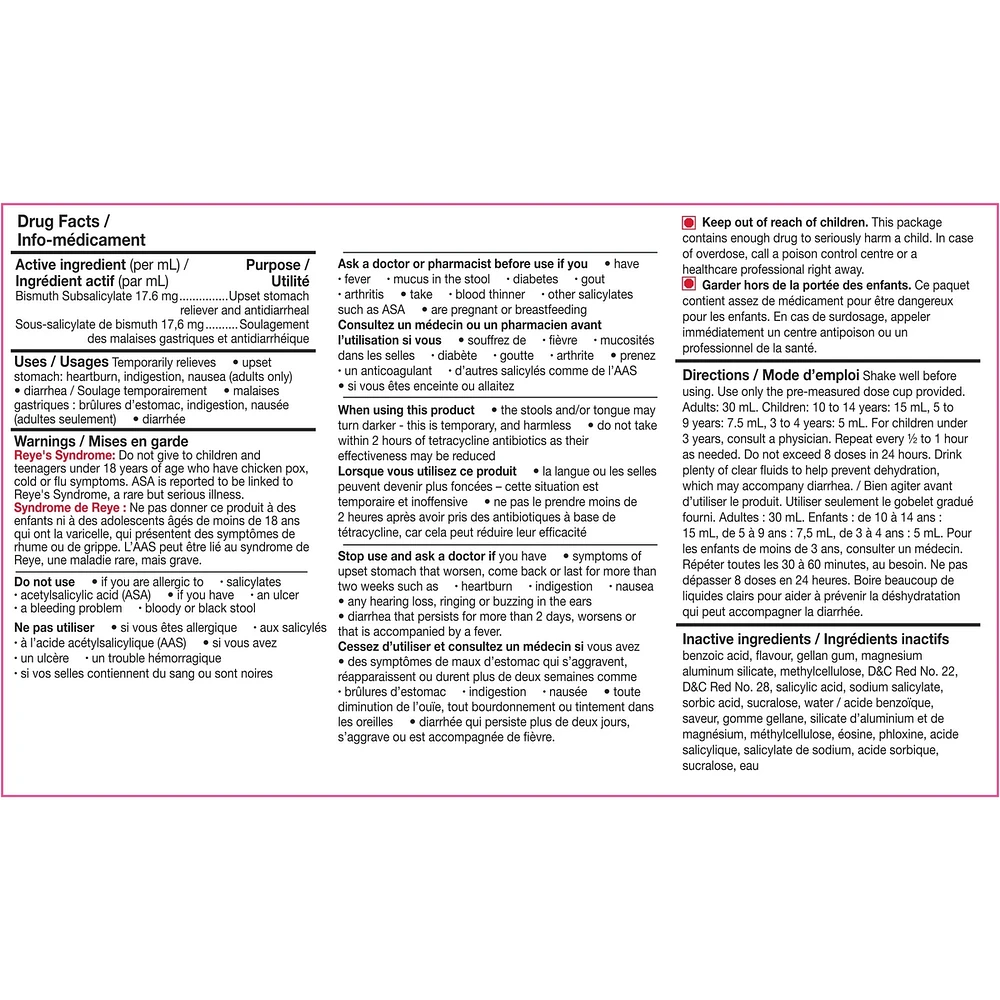 Pepto Bismol Liquid Cherry Flavor 480mL