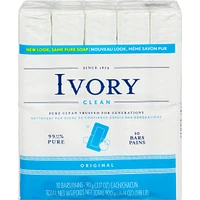 Ivory Bar Soap Original Scent 90 g, 10 count
