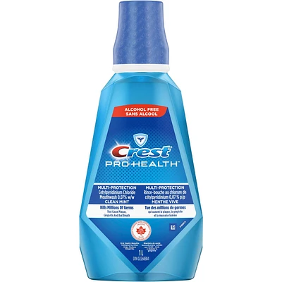 Rince-bouche Crest Pro-Santé Multi-Protection Menthe vive – 1 L
