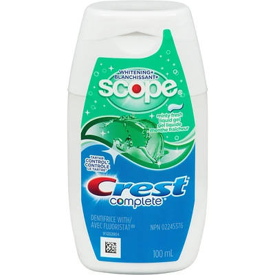 Crest Complete Whitening + Scope Minty Fresh Liquid Gel, 100 mL