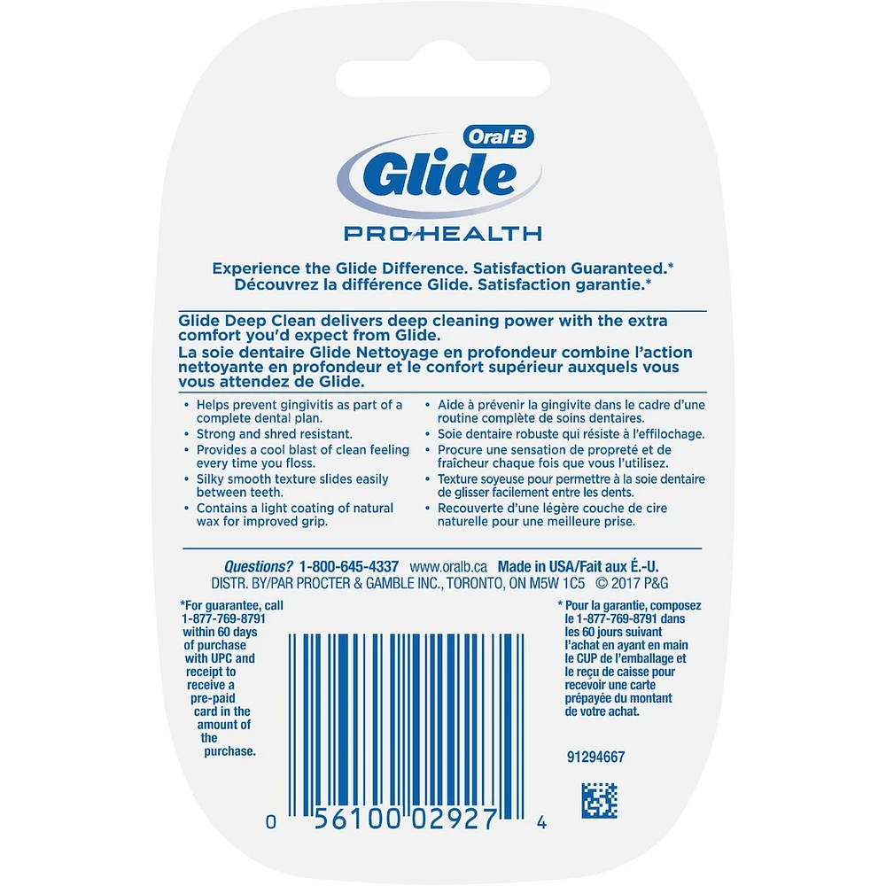 ORAL,B GLIDE DEEP CLEAN MINT