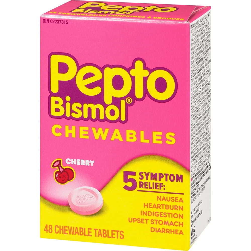 Comprimés pour nausée, brûlures d’estomac, indigestion, malaises gastriques, diarrhée, 48u