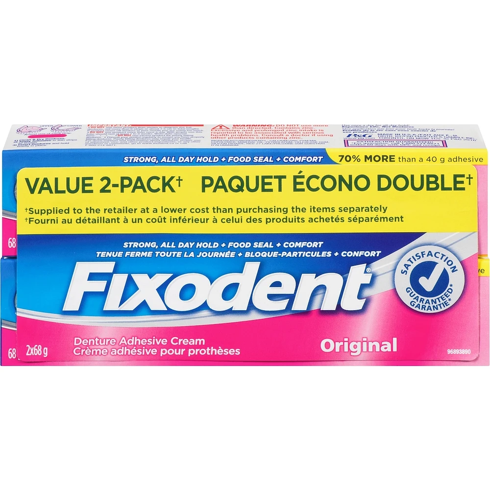 Original Secure Denture Adhesive (Twin Pack)