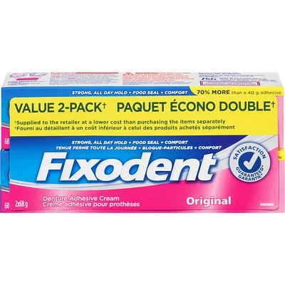 Original Secure Denture Adhesive (Twin Pack)