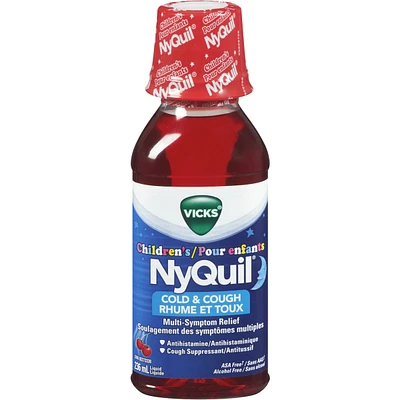 Children's NyQuil Cold & Cough Multi-Symptom Relief Syrup, Berry, 236 ml