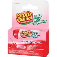 Cherry Chewables for Nausea, Heartburn, Indigestion, Upset Stomach, & Diarrhea Relief 24 ct