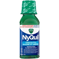 NyQuil Cold & Flu Nighttime Relief Liquid, Original