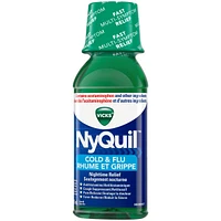 NyQuil Cold & Flu Nighttime Relief Liquid, Original