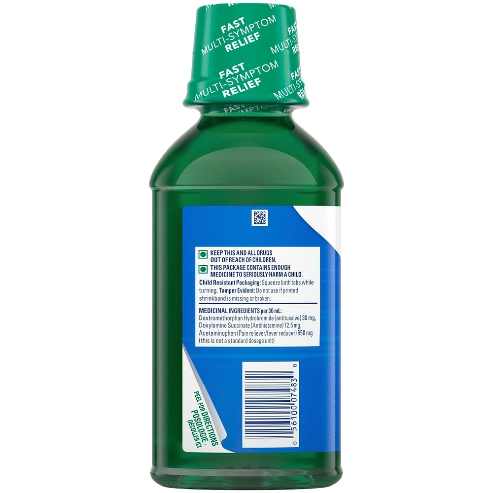 NyQuil Cold & Flu Nighttime Relief Liquid, Original