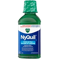 NyQuil Cold & Flu Nighttime Relief Liquid, Original