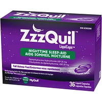 ZzzQuil Nighttime Sleep-Aid LiquiCaps, 36 Count