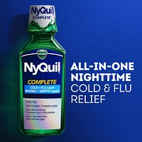 NyQuil COMPLETE Cold, Flu, and Congestion Medicine, mL