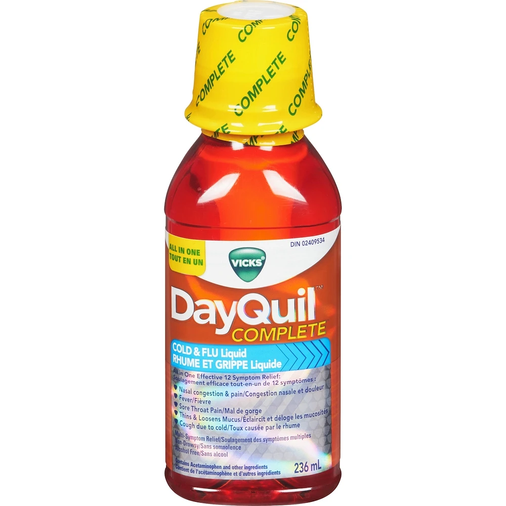 DayQuil Complete Cold & Flu Liquid 236 mL