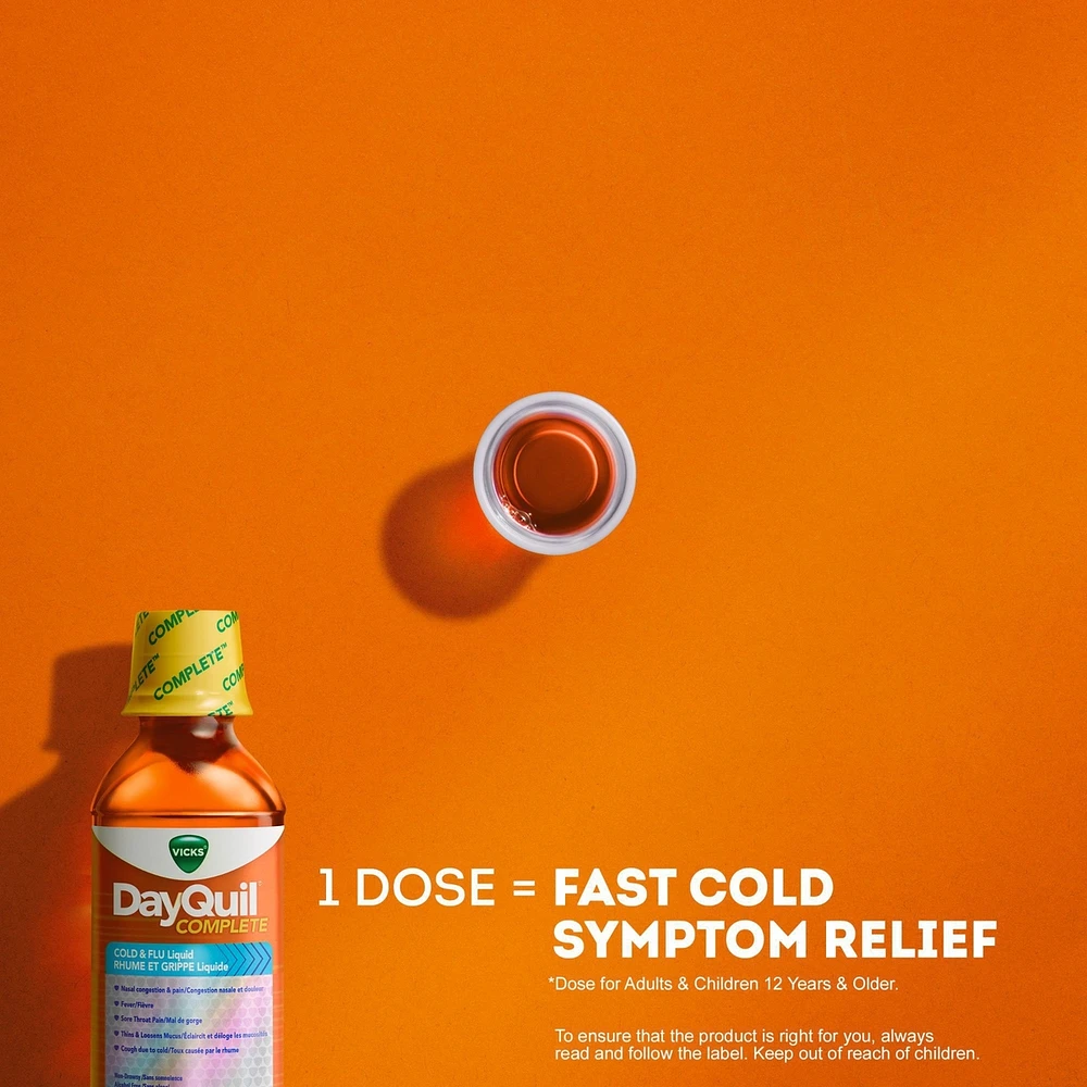 DayQuil Complete Cold & Flu Liquid 236 mL