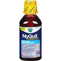 NyQuil COMPLETE Cold, Flu, and Congestion Medicine, 354 mL, Berry Flavor