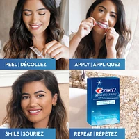 3D Whitestrips Noticeably White At-Home Teeth Whitening Kit, 10 Treatments, Visibly Whitens Teeth in just days