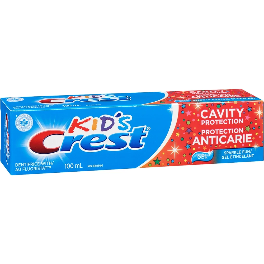 Crest Kid's Cavity Protection Sparkle Fun Gel, 100 mL