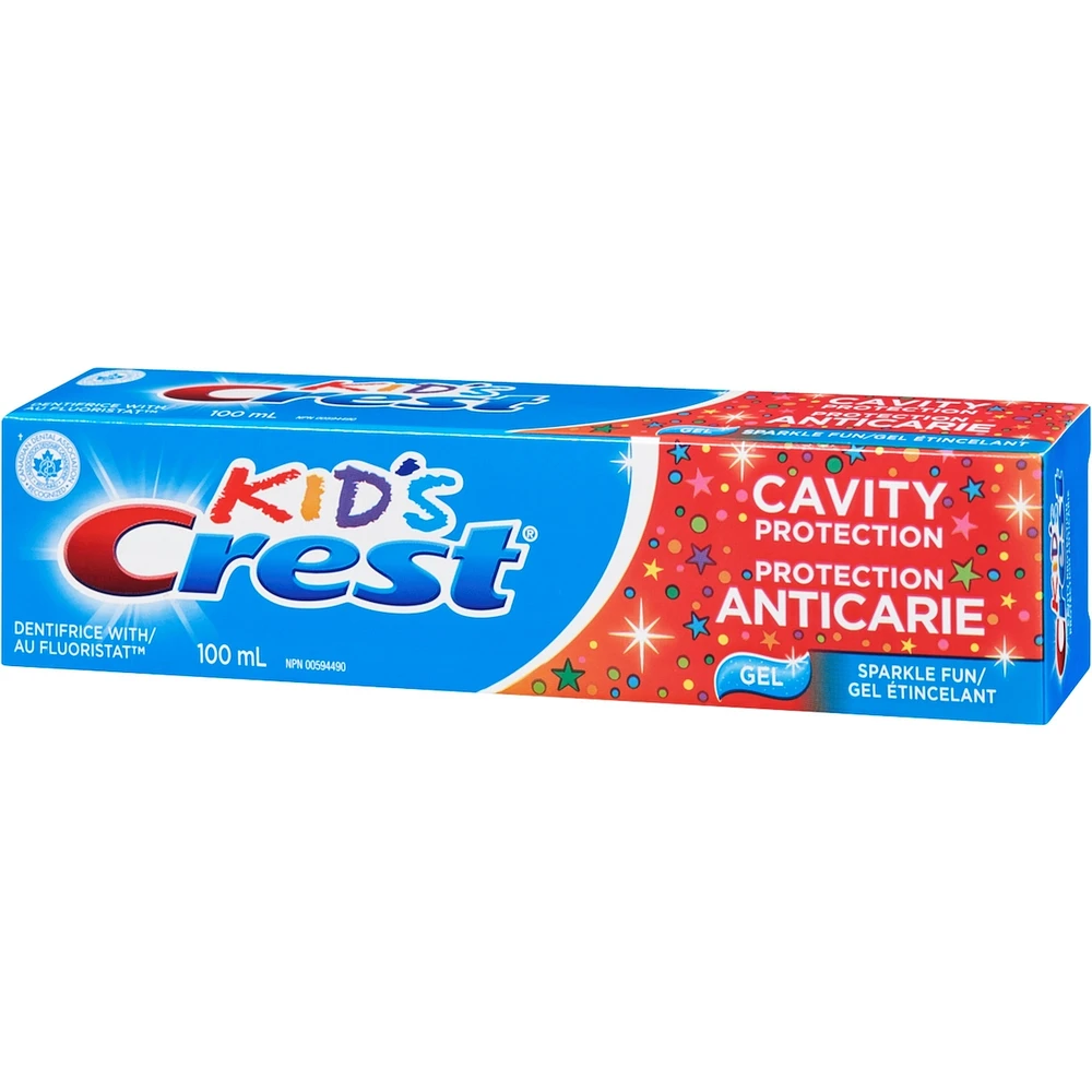 Crest Kid's Cavity Protection Sparkle Fun Gel, 100 mL
