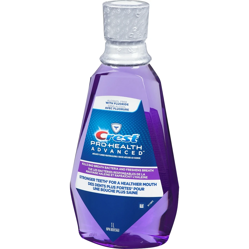 Rince-bouche Crest Pro-Santé Avancé avec agent extra nettoyant en profondeur – 1 L