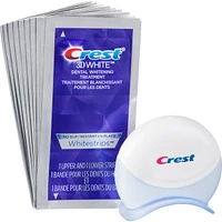 3D Whitestrips Professional White with LED Accelerator Light Teeth Whitening Kit, 19 Treatments, 30 Levels Whiter