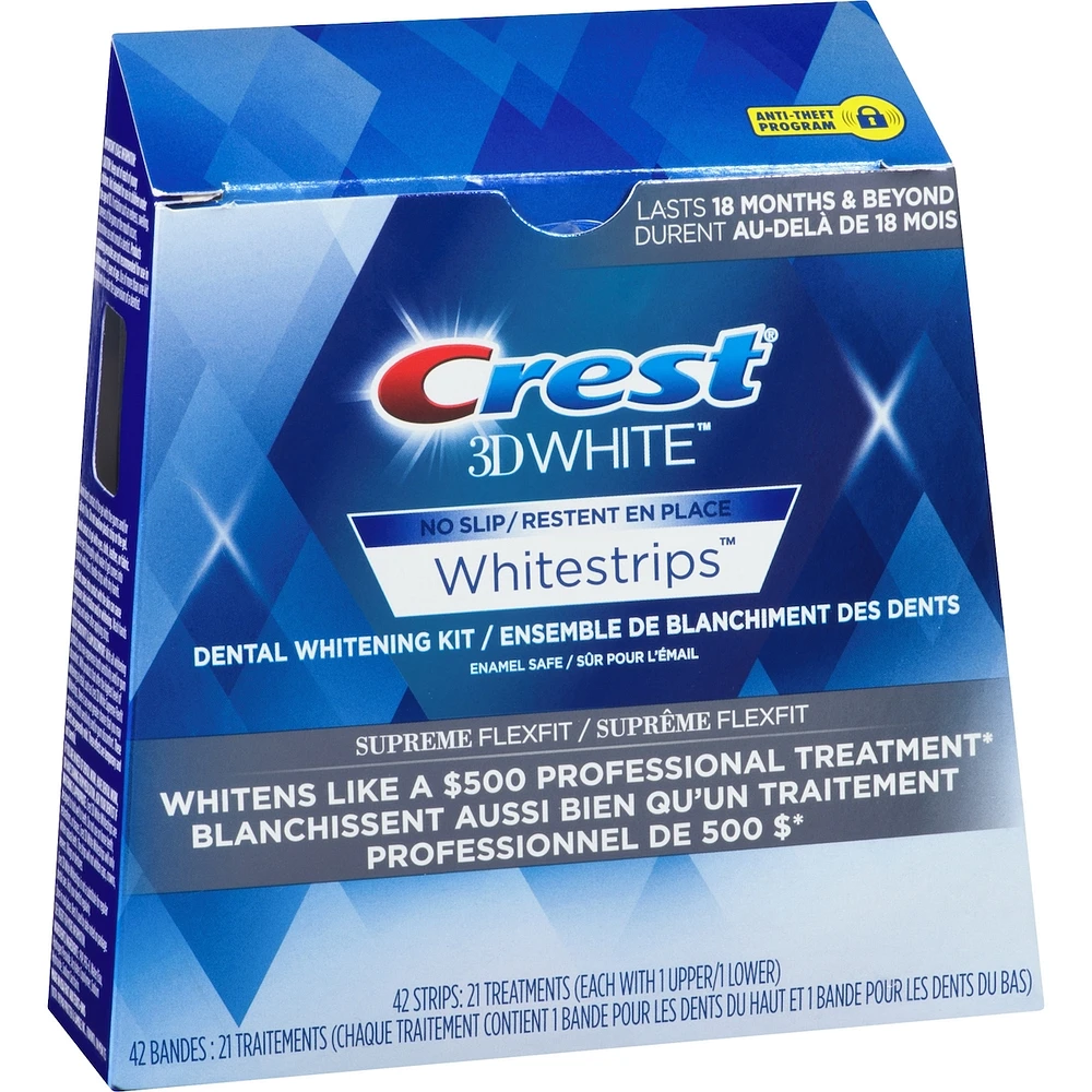 Crest 3D White Whitestrips Supreme FlexFit, 21 Treatments