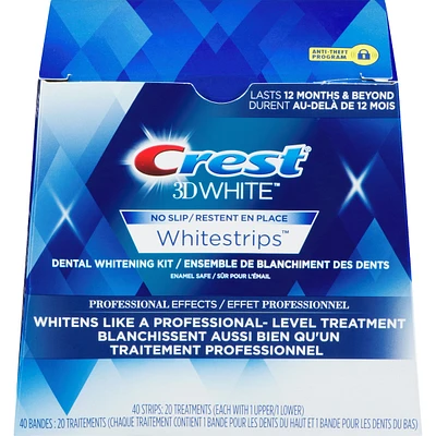 Crest 3D White Whitestrips Professional Effects, 20 Treatments
