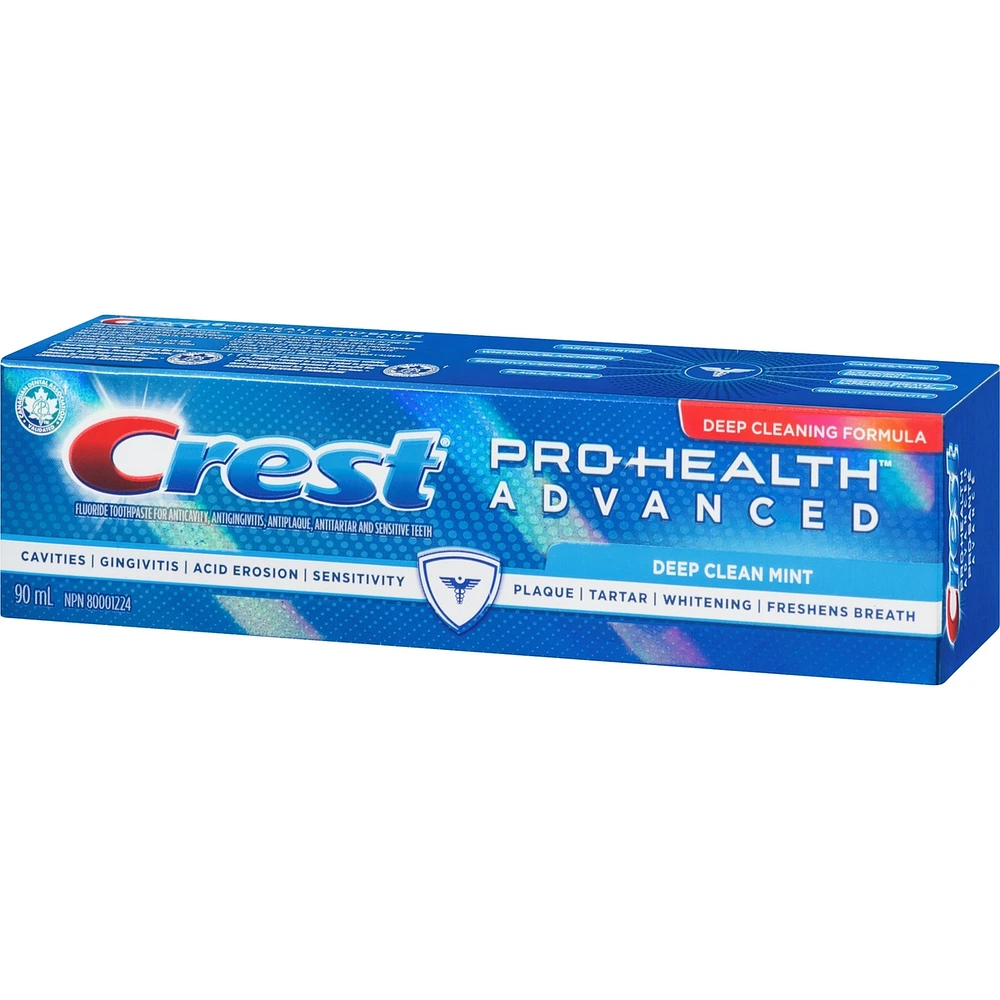 Crest Pro-Health Advanced Deep Clean Mint Toothpaste, 90 mL