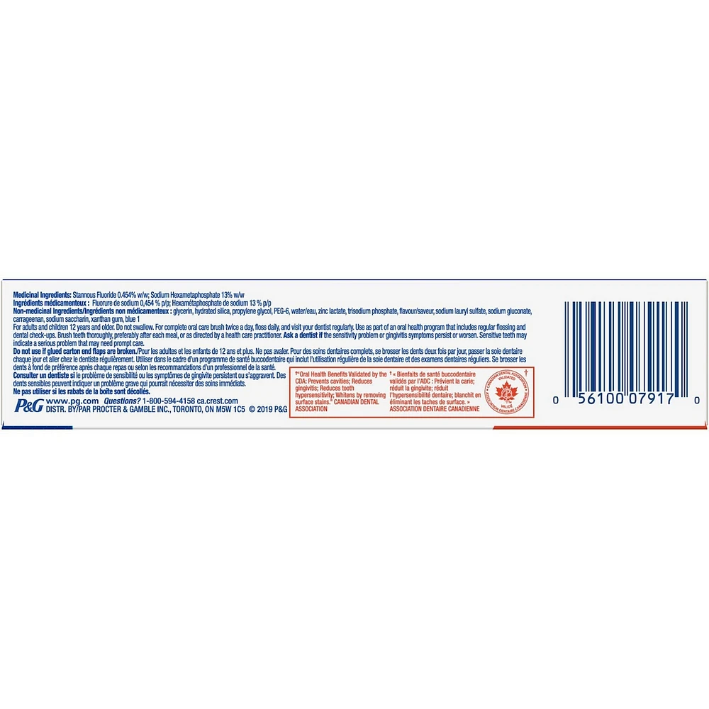 Crest Pro-Health Advanced Deep Clean Mint Toothpaste, 90 mL
