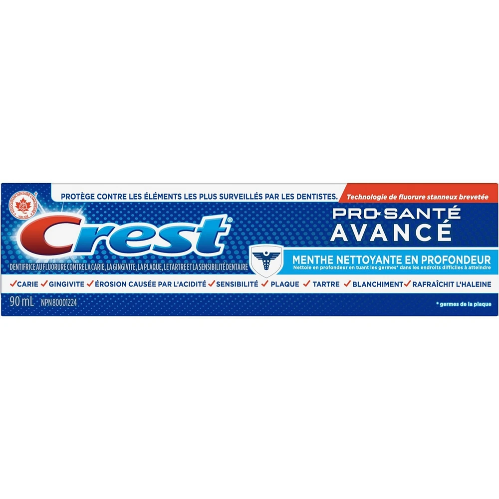 Crest Pro-Health Advanced Deep Clean Mint Toothpaste, 90 mL