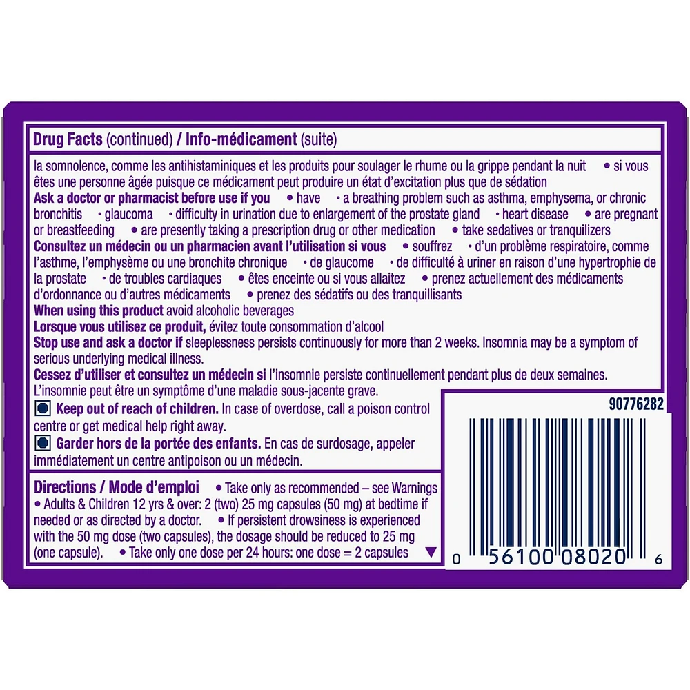 ZzzQuil Nighttime Sleep-Aid LiquiCaps, 24 Count