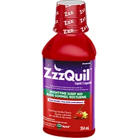 ZzzQuil Nighttime Sleep Aid Liquid, Calming Vanilla Cherry, 354 mL